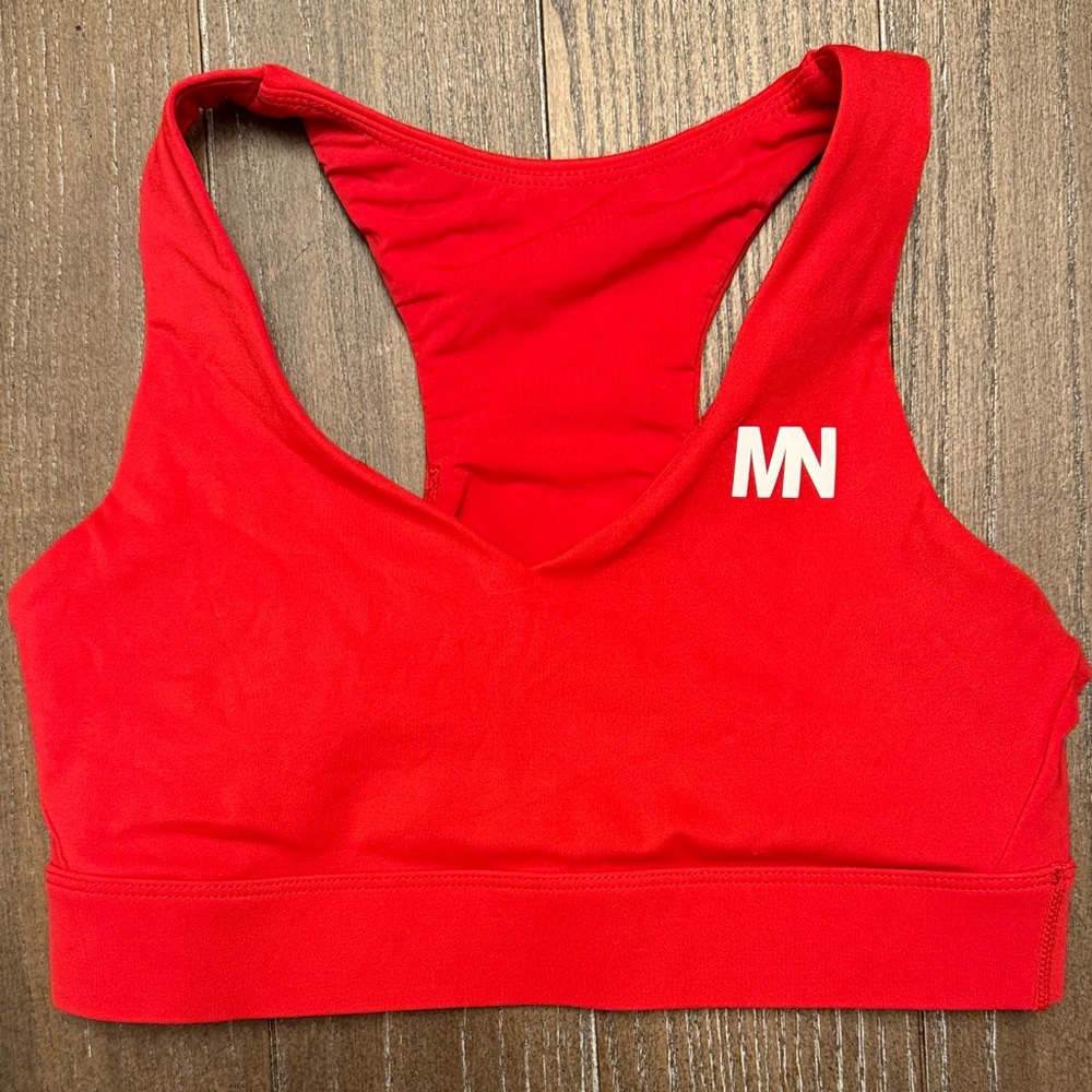 MN Women's Vibrant Red Sports Bra